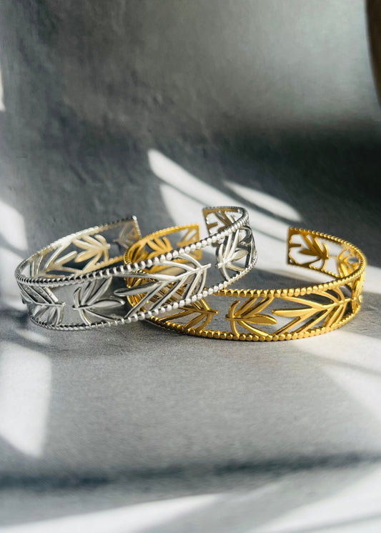Stainless steel bangle armband, stijlvol, chic en duurzaam