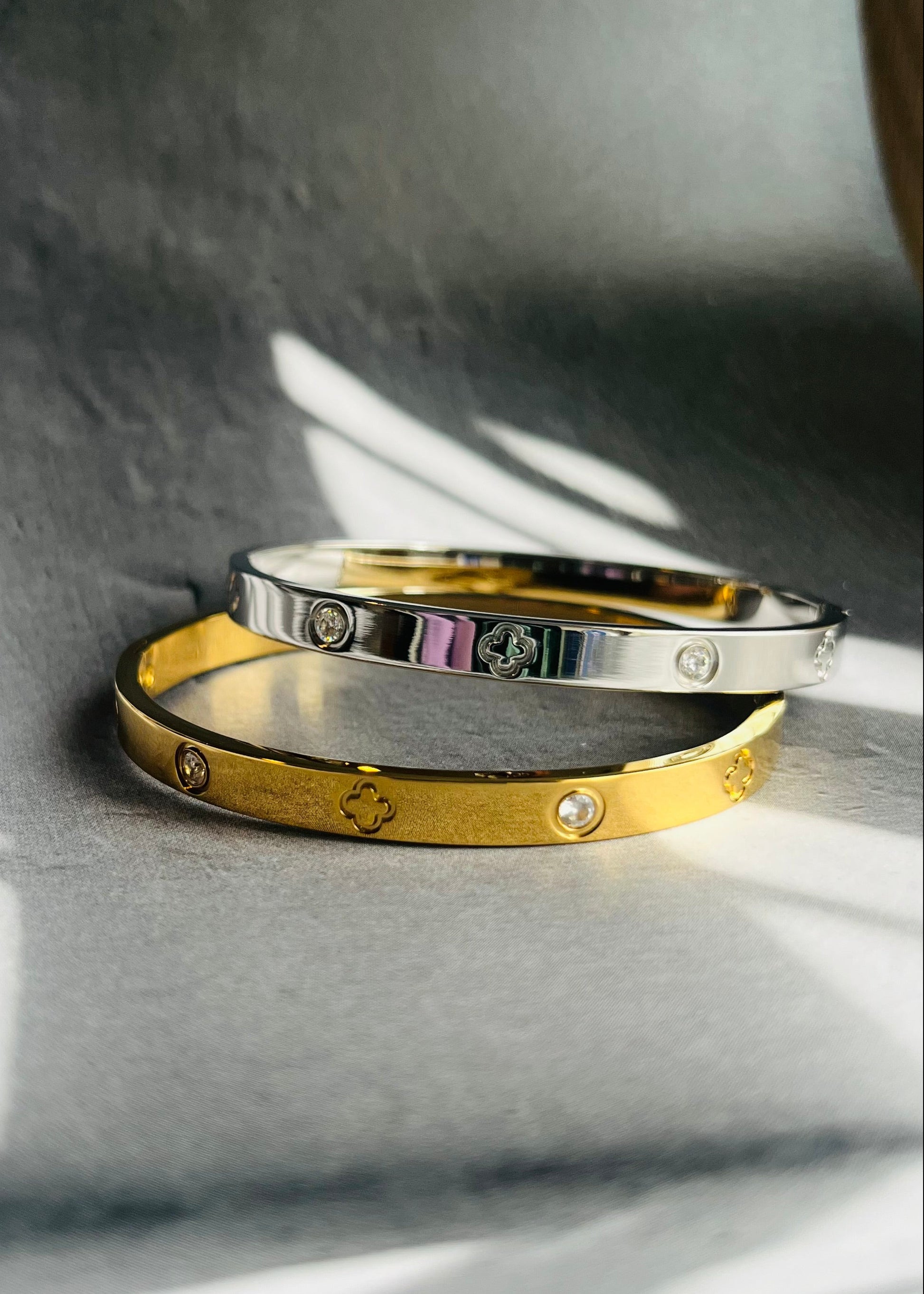 Stainless steel bangle armband, stijlvol, chic en duurzaam