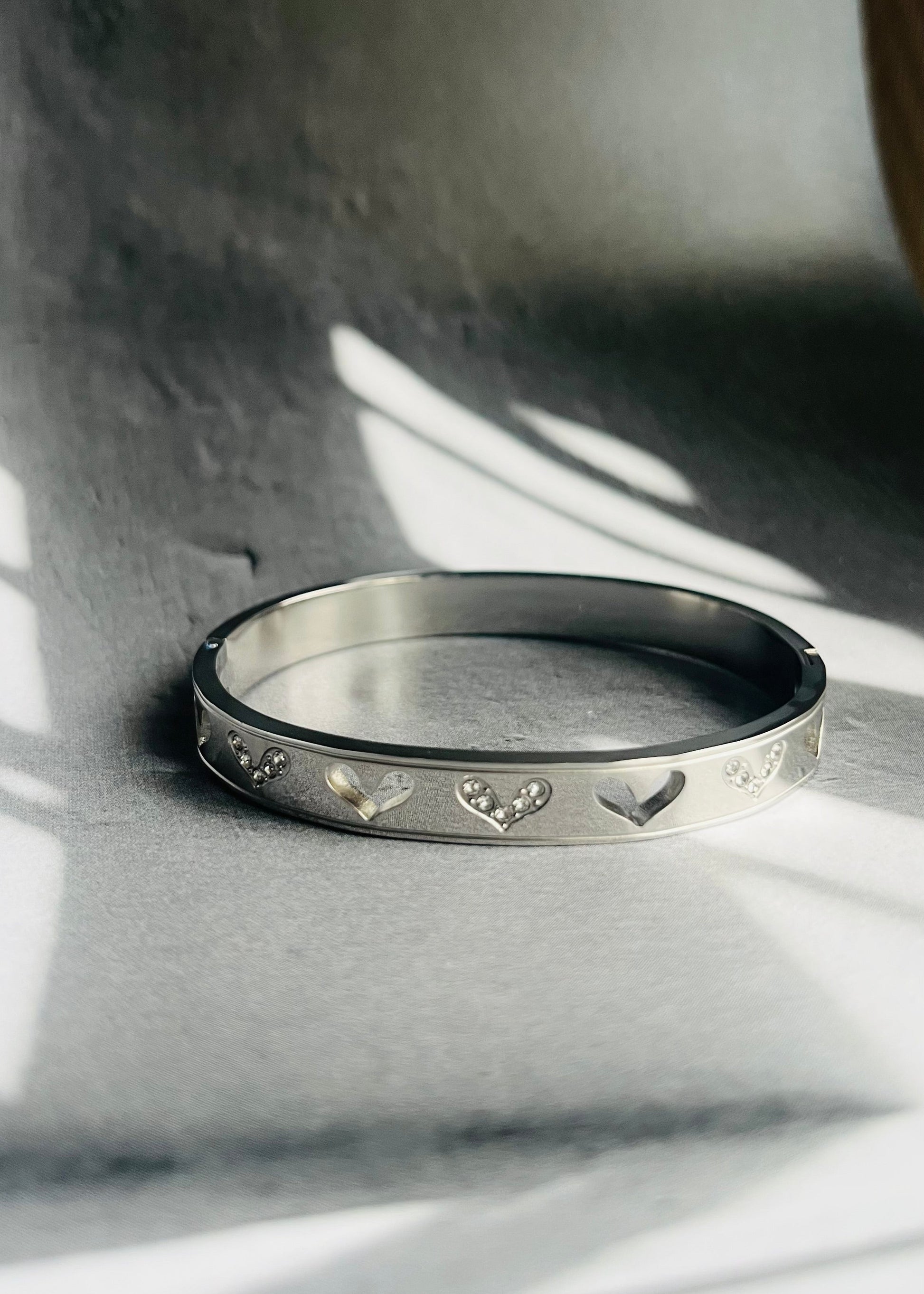 Stainless steel bangle armband, stijlvol, chic en duurzaam