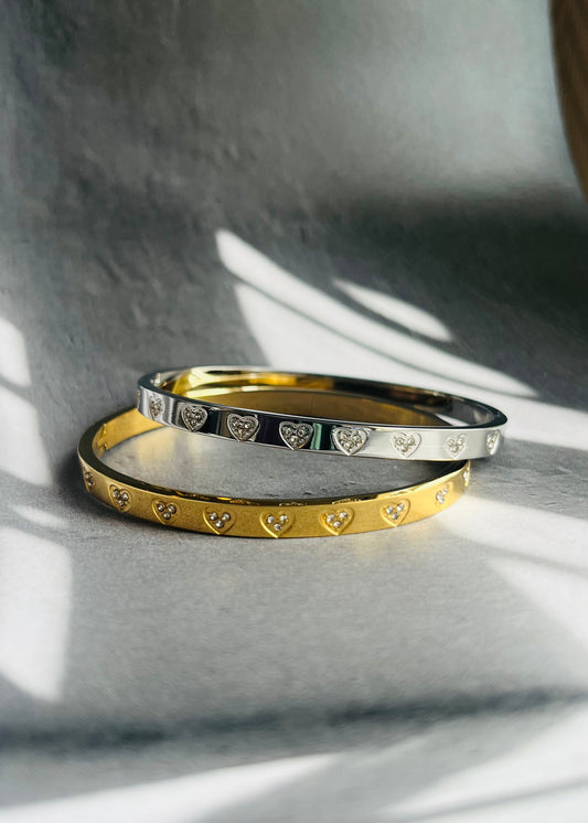 Stainless steel bangle armband, stijlvol, chic en duurzaam