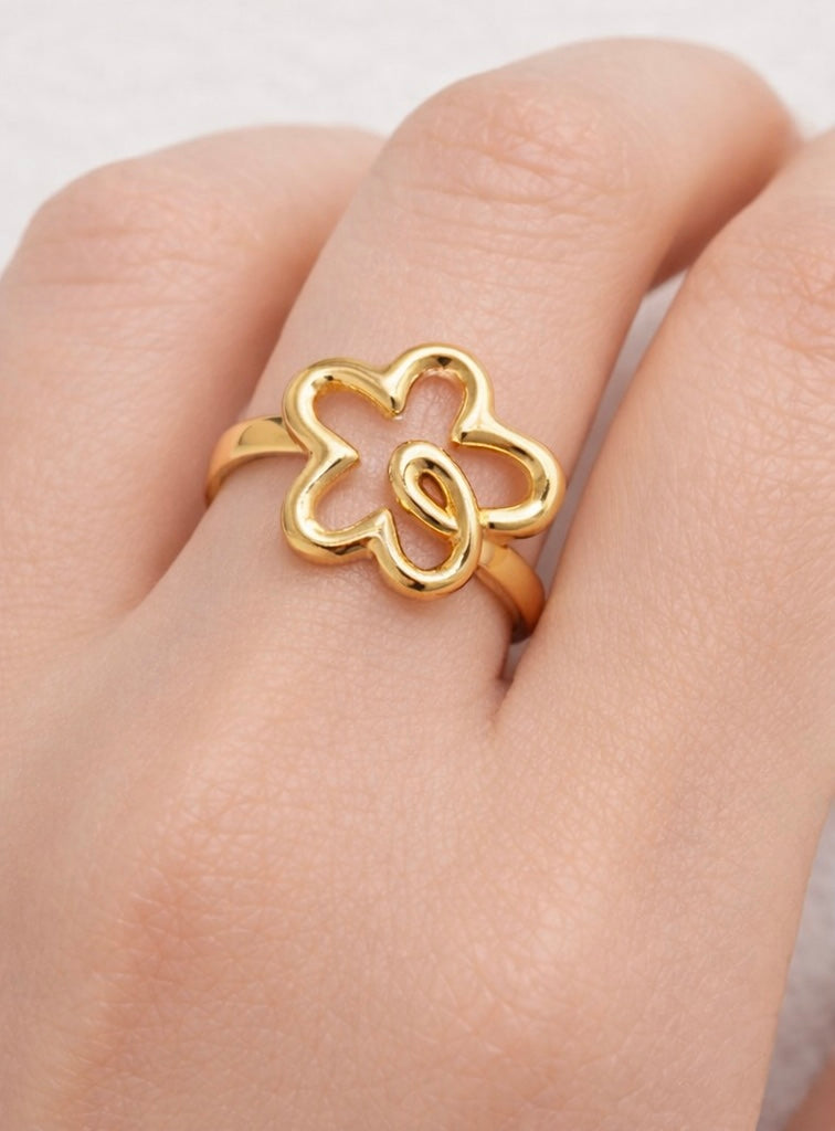13 | Verstelbare Stainless Steel Ring Goud & Zilver